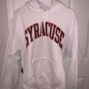 White Syracuse Hoodie